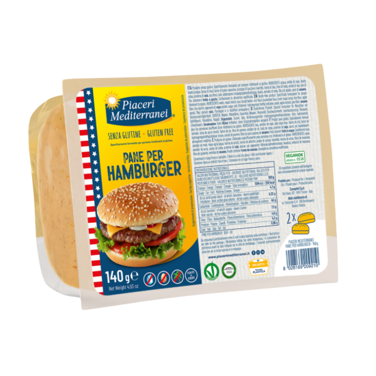 Hamburger Piaceri Mediterranei gluten-free